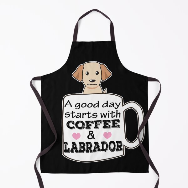 Item preview, a good day starts with coffee and labrador, cute labrador lover designed and sold by alaechamlal.