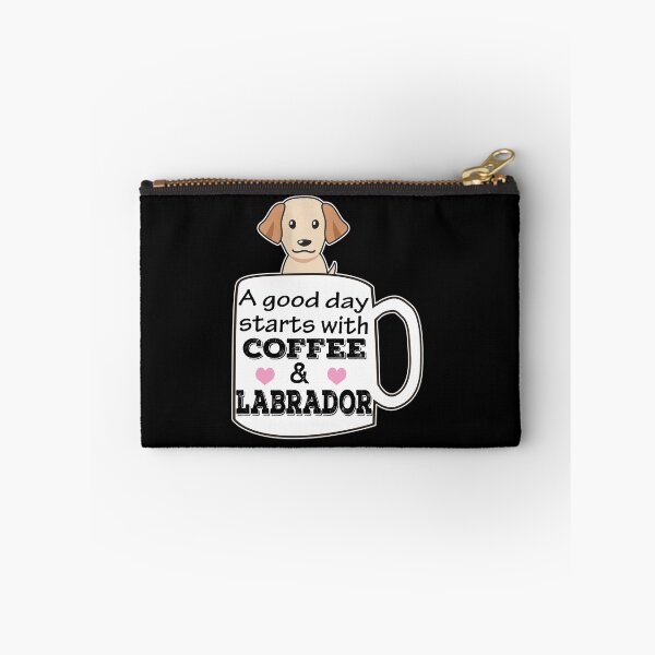 Item preview, a good day starts with coffee and labrador, cute labrador lover designed and sold by alaechamlal.