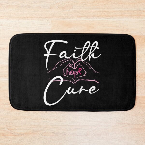 Item preview, Faith Hope Cure | In October We Wear Pink | Nobody Fights Alone designed and sold by DigitalGemShop.