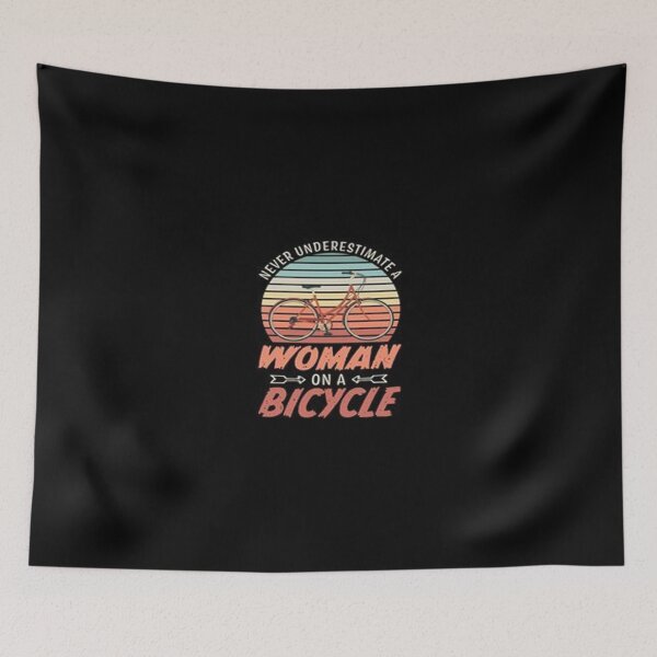 Item preview, Woman on Bicycle Funny designed and sold by Animoxz3.
