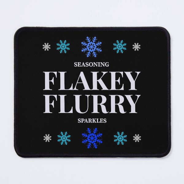 Item preview, Flakey Flurry Black designed and sold by AndPeace702.