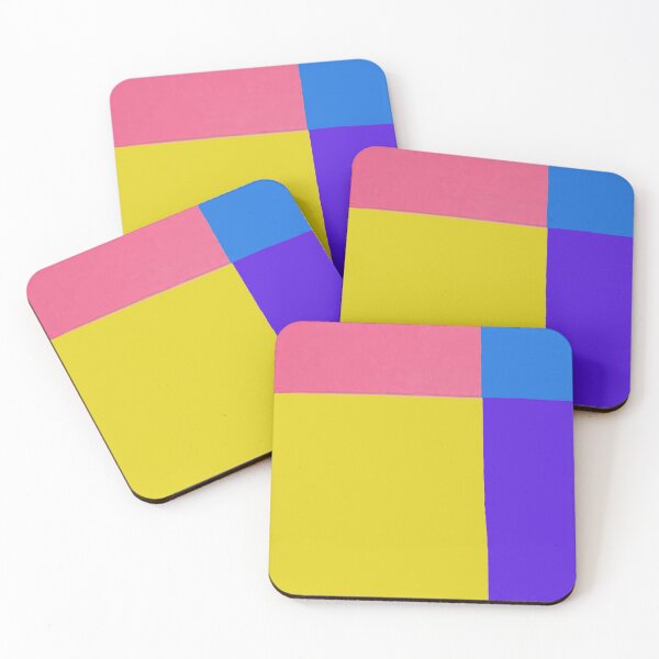Item preview, Colorblock design, Pink blue yellow purple colorblock design designed and sold by Nostrathomas66.