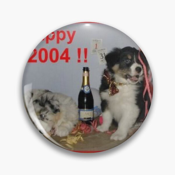 Item preview, Puppy New Years 2004 designed and sold by AriannaCreates.