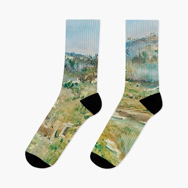 Item preview, Abstract Masterpiece with Painted Dwellings in the Mountain Valley designed and sold by Phantasmal-2-do.