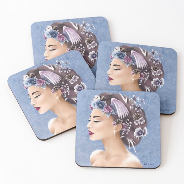 Item preview, Seasonal Woman - Winter's Frozen Beauty designed and sold by BrookeJesseArt.