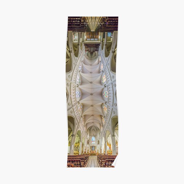 Vertical Churches - Jesus De Praga, Santiago, Chile Poster
