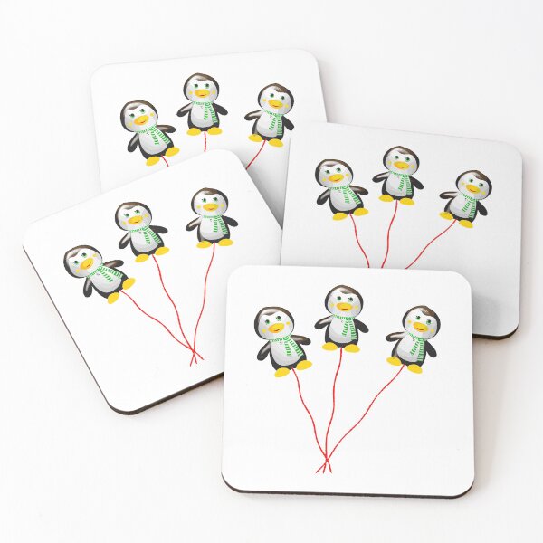 Artikelvorschau, Pinguin mit Luftballons 4 entworfen und verkauft von Nikmay Design.