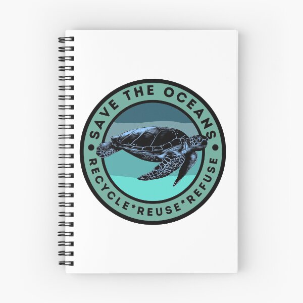 Item preview, Save the Oceans, Recycle Reuse Refuse designed and sold by Renatas Traideris.