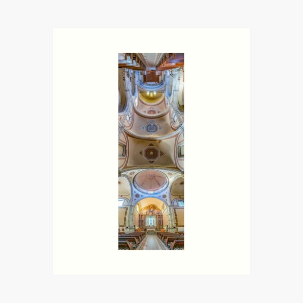 Vertical Churches - Iglesia Nacional Presbiteriana San Pablo, Oaxaca, Mexico Art Print