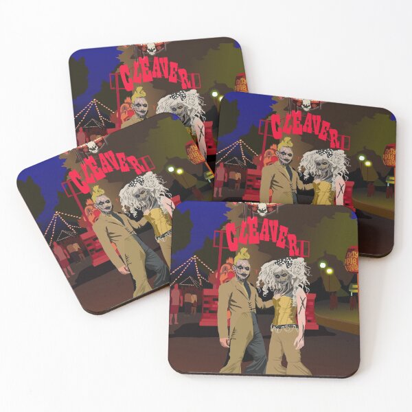 Item preview, Kings Dominion Haunt Cleaver Clowns Tiny & Anxi designed and sold by KD Fanatics.