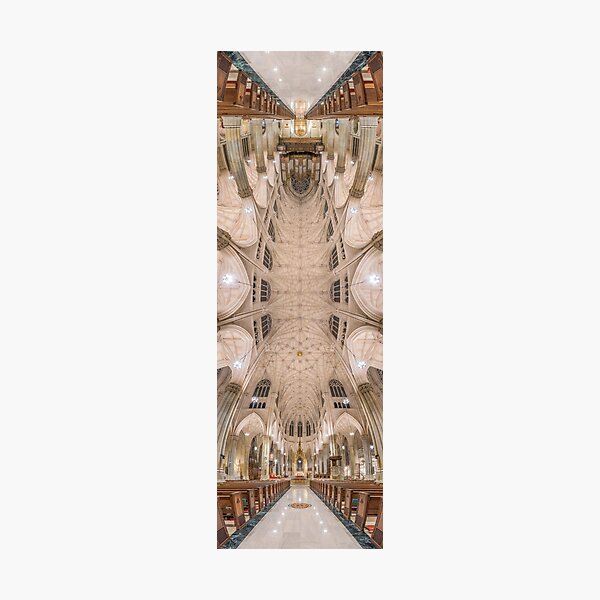 Vertical Churches - St. Patrick's Cathedral, New York, NY Photographic Print