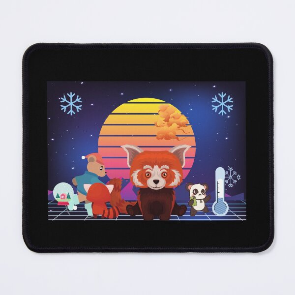 Item preview, Red Panda Winter Time designed and sold by OliDesigns.