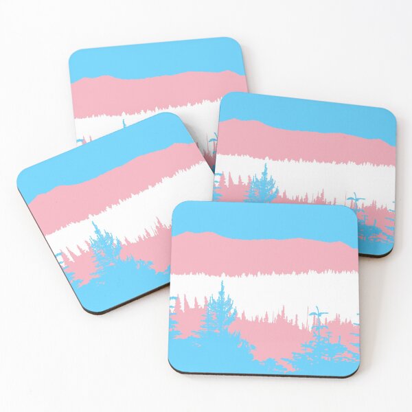 Item preview, Saddle Mountain Oregon Trans Pride Flag designed and sold by krewsonk.