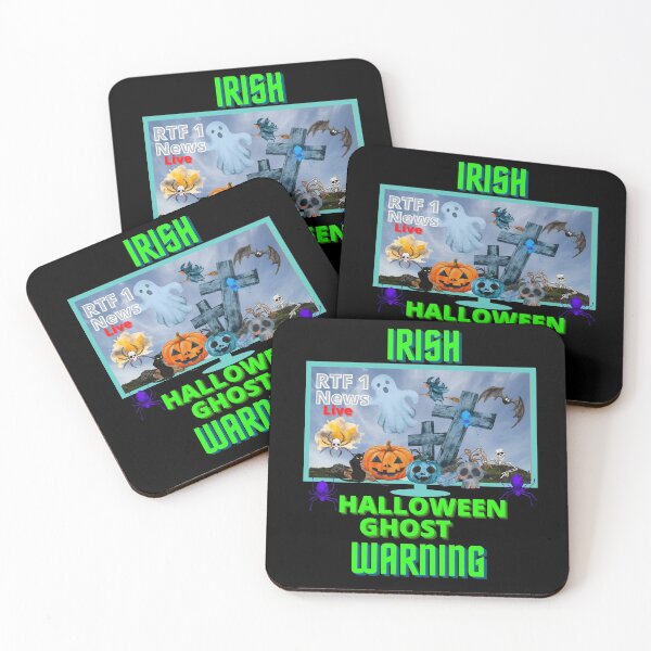 Item preview, Irish Halloween Ghost Warning designed and sold by OliDesigns.