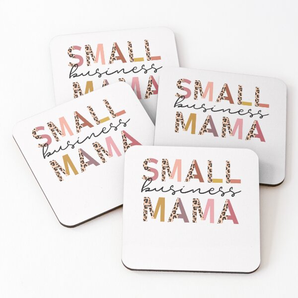 Item preview, Small Business Mama Half Leopard Mom Entrepreneur Support Local Small Shop designed and sold by clothesy7.