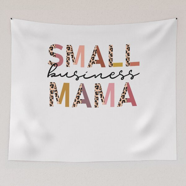 Item preview, Small Business Mama Half Leopard Mom Entrepreneur Support Local Small Shop designed and sold by clothesy7.