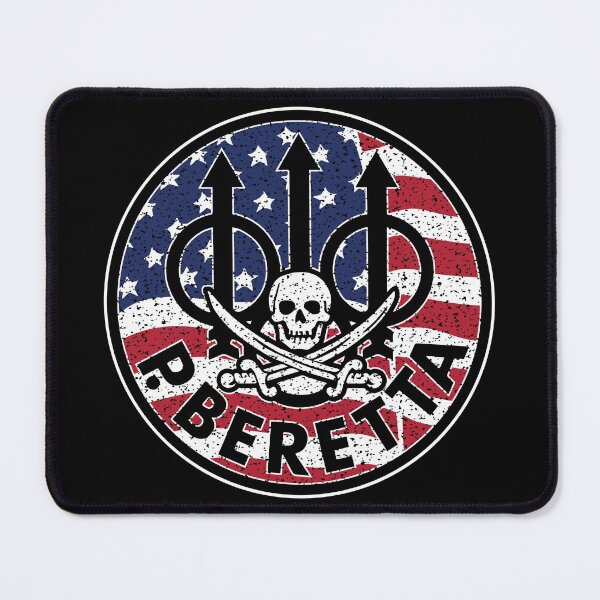 Item preview, Team USA Pietro Beretta Pistol Shotgun Rifle Pirate Operator - Retro 80's designed and sold by Warhawk Designs.