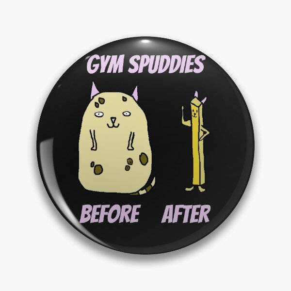 Item preview, Gym Spuddies Potato Cat designed and sold by Beluved.