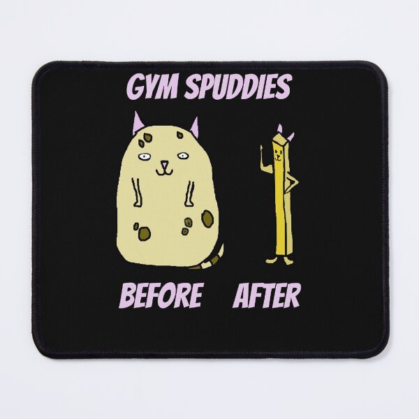 Item preview, Gym Spuddies Potato Cat designed and sold by Beluved.