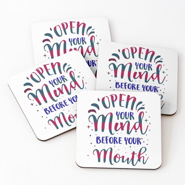 Item preview, Open Your Mind Before Your Mouth designed and sold by SuperCutsTshirt.