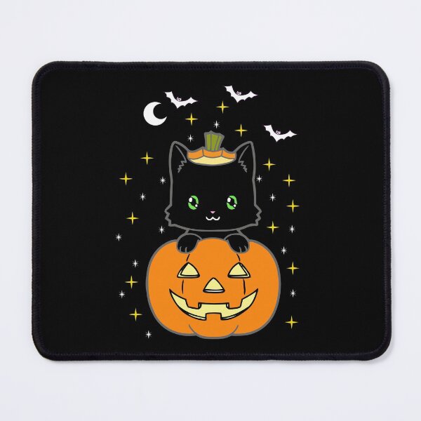 Item preview, Funny pumpkin and Black Cat Halloween Vintage Custom designed and sold by NiceSpot.