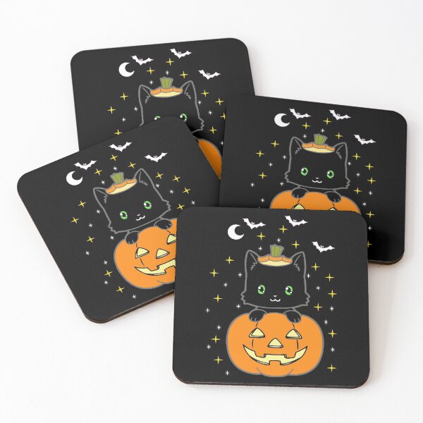 Item preview, Funny pumpkin and Black Cat Halloween Vintage Custom  designed and sold by NiceSpot.
