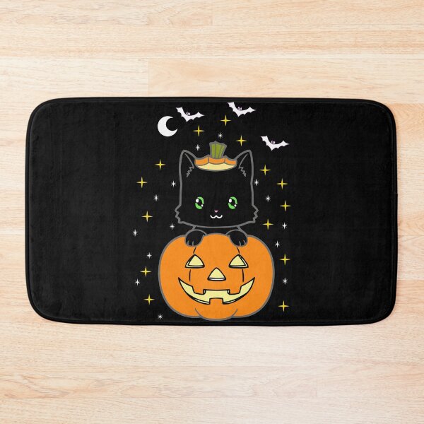 Item preview, Funny pumpkin and Black Cat Halloween Vintage Custom  designed and sold by NiceSpot.