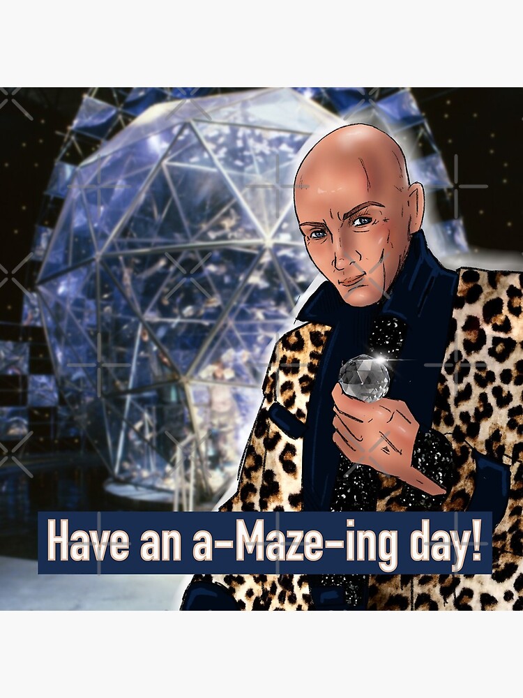 Celebrating the icons - Richard O’Brien in The Crystal Maze | Greeting Card