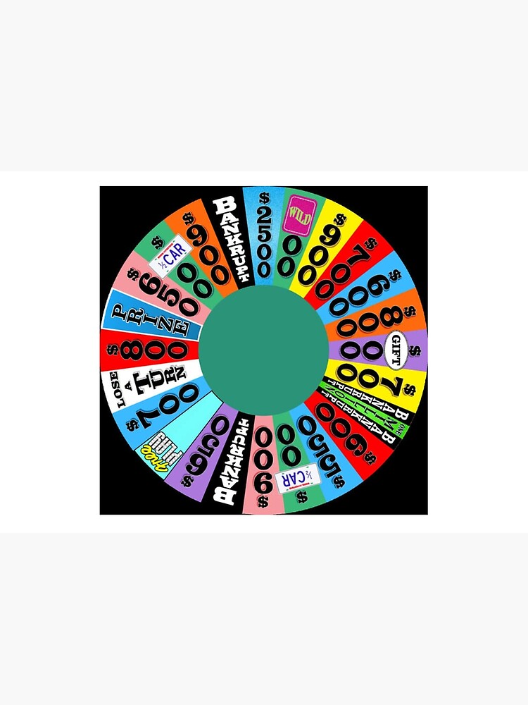 Wheel with prizes, $ amounts by gameshowfan2001