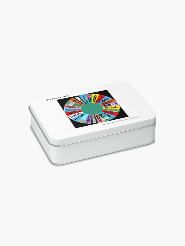 Alternate view of Wheel with prizes, $ amounts Jigsaw Puzzle