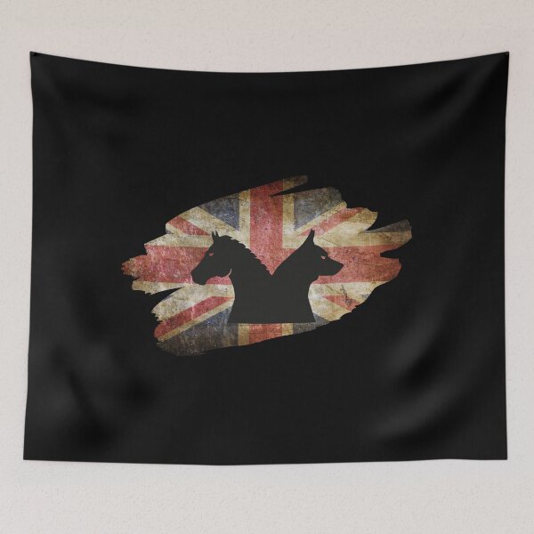 Item preview, Animal Training Regiment Union Jack  designed and sold by PinnockDesigns.