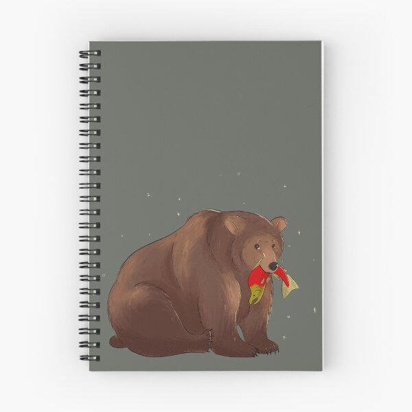 Item preview, Bear and Salmon designed and sold by InkAndSwords.