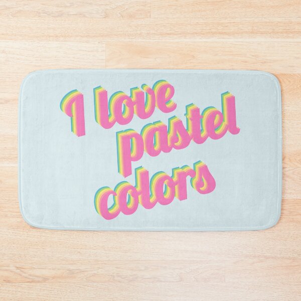 Item preview, I love pastel colors - Ich liebe Pastellfarben - quote designed and sold by greatnorris.
