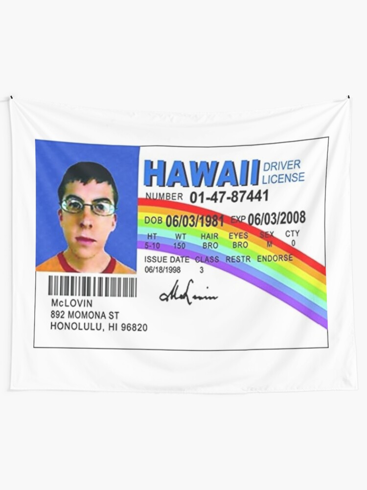 Hawaii Fake Id Mclovin