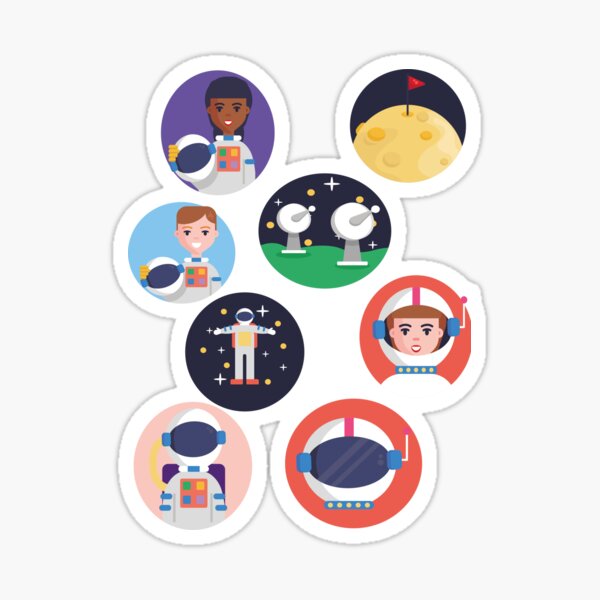  Astronomy Icons Sticker