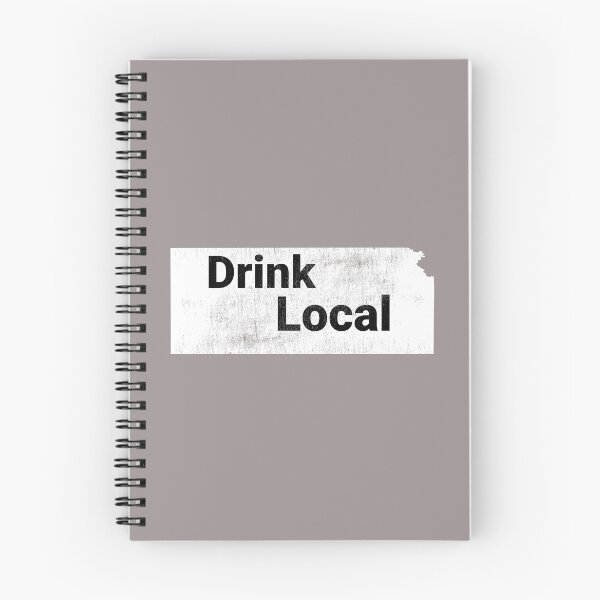 Artikelvorschau, Distressed Kansas Drink lokales Design entworfen und verkauft von Angela Mello.