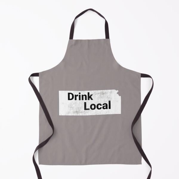 Item preview, Distressed Kansas Drink Local Design designed and sold by Angela Mello.