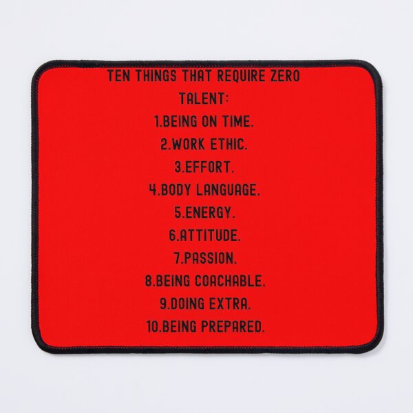 Item preview, Ten things that require zero talent designed and sold by Boleirov.