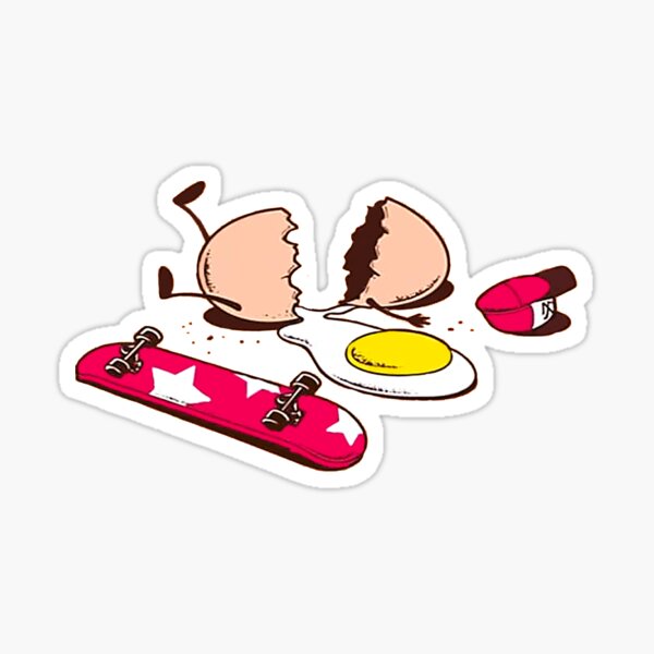 Skate egg Sticker
