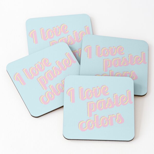Item preview, I love pastel colors - Ich liebe Pastellfarben - quote designed and sold by greatnorris.