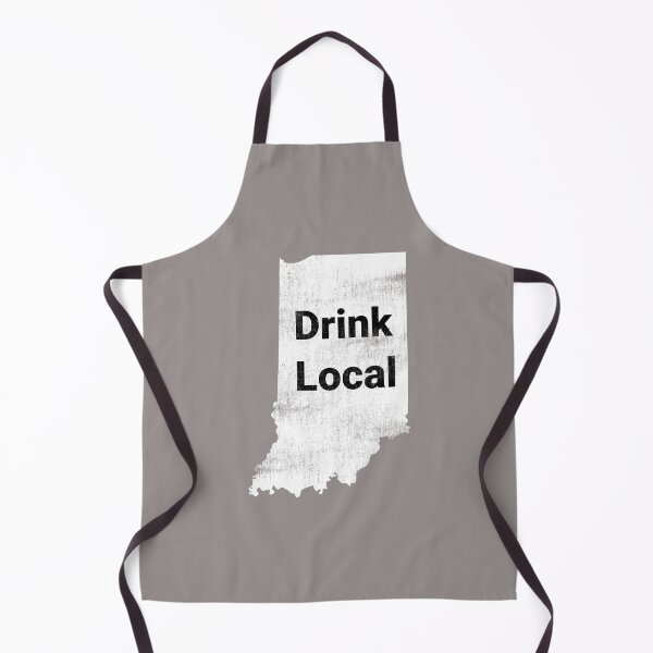 Item preview, Distressed Indiana Drink Local Design designed and sold by Angela Mello.