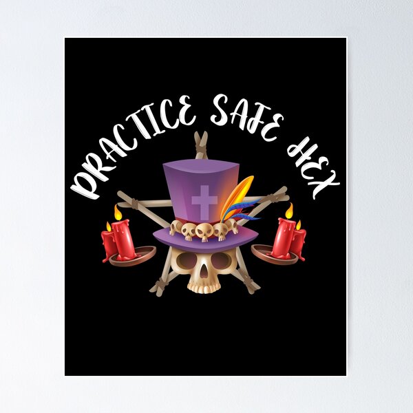 Item preview, Practice Safe Hex designed and sold by DesignsForest.
