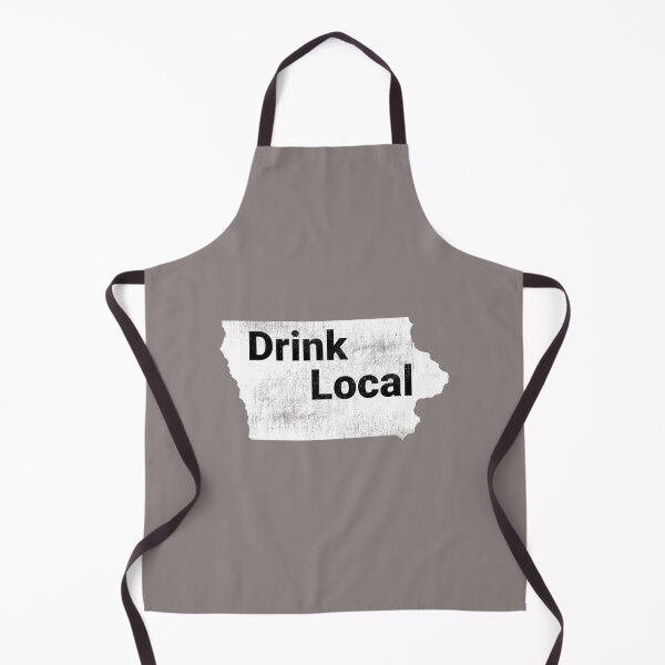 Item preview, Distressed Iowa Drink Local Design designed and sold by Angela Mello.