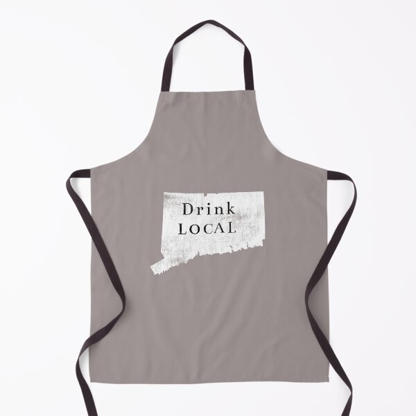 Item preview, Distressed Connecticut Drink Local Design designed and sold by Angela Mello.