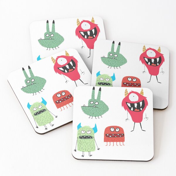Item preview, 4 Monster sticker pack designed and sold by Nostrathomas66.