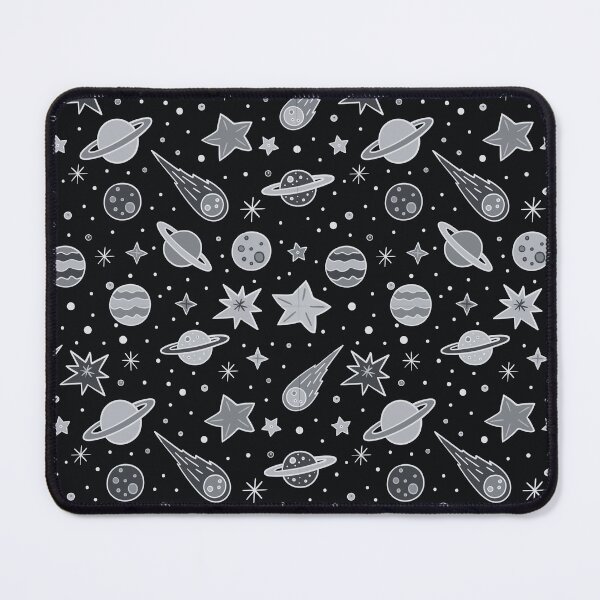 Item preview, Black and white Space pattern designed and sold by Artystico ⭐⭐⭐⭐⭐.