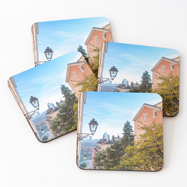 Item preview, Sunny Morning Hillside in Lyon, France designed and sold by SafariByMarisa.
