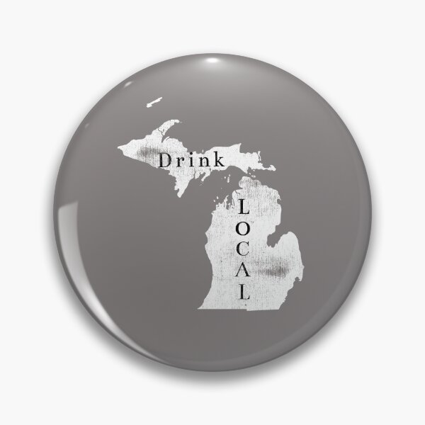 Item preview, Distressed Michigan Drink Local Design designed and sold by Angela Mello.