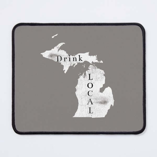 Item preview, Distressed Michigan Drink Local Design designed and sold by Angela Mello.