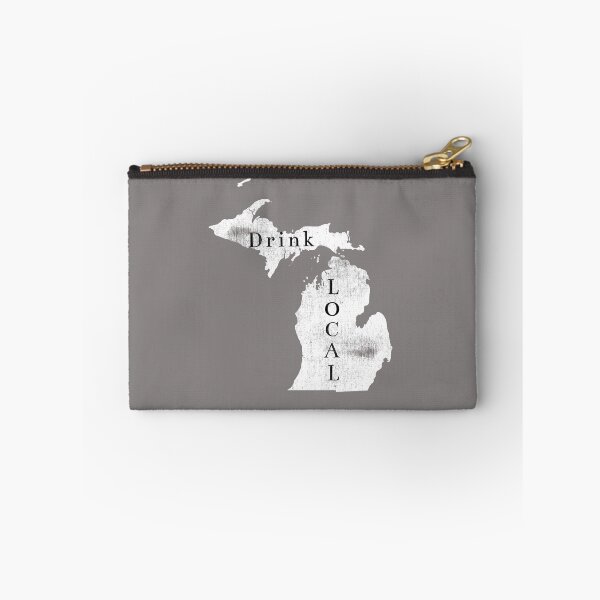 Artikelvorschau, Distressed Michigan Drink lokales Design entworfen und verkauft von Angela Mello.